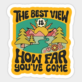 The Best View Sticker